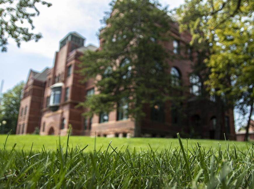 Old Main grass